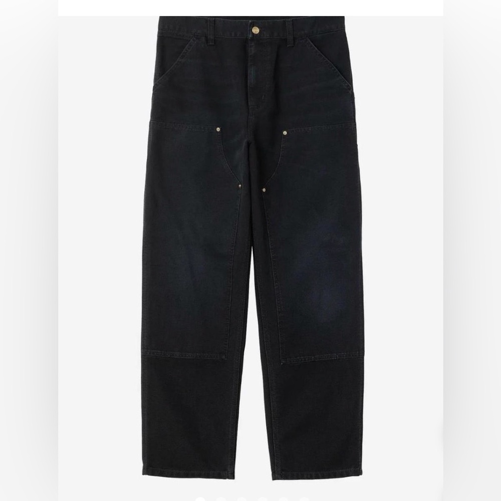 Carhartt WIP Double Knee Black Pants